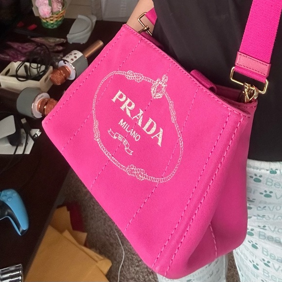 Prada Milano tote bag canapa - Picture 2 of 5